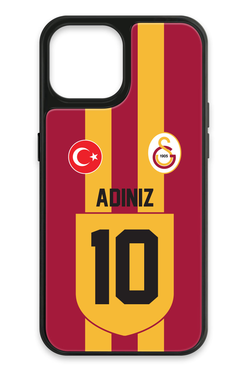 Galatasaray Kişiye Özel Retro 1999-2000 Forma iPhone 14 Cam Telefon Kılıfı