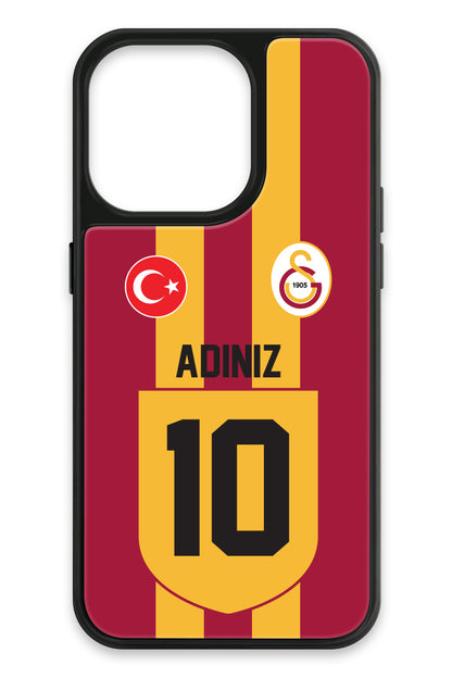 Galatasaray Kişiye Özel Retro 1999-2000 Forma iPhone 14 Pro Cam Telefon Kılıfı