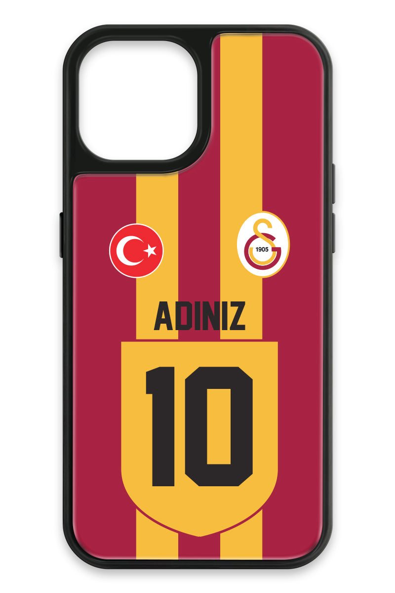 Galatasaray Kişiye Özel Retro 1999-2000 Forma iPhone 15 Cam Telefon Kılıfı
