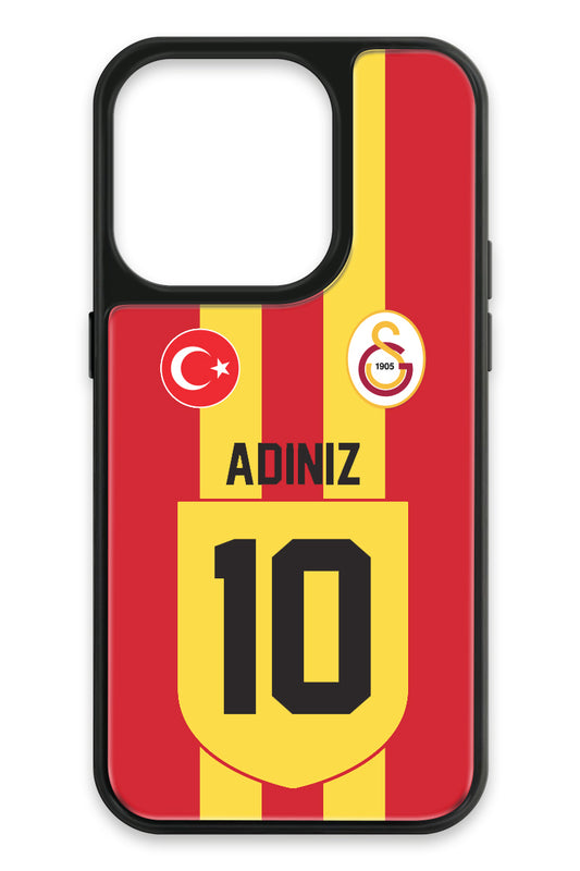 Galatasaray Kişiye Özel Retro 1999-2000 Forma iPhone 15 Pro Cam Telefon Kılıfı