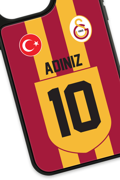 Galatasaray Kişiye Özel Retro 1999-2000 Forma iPhone 15 Pro Max Cam Kılıf