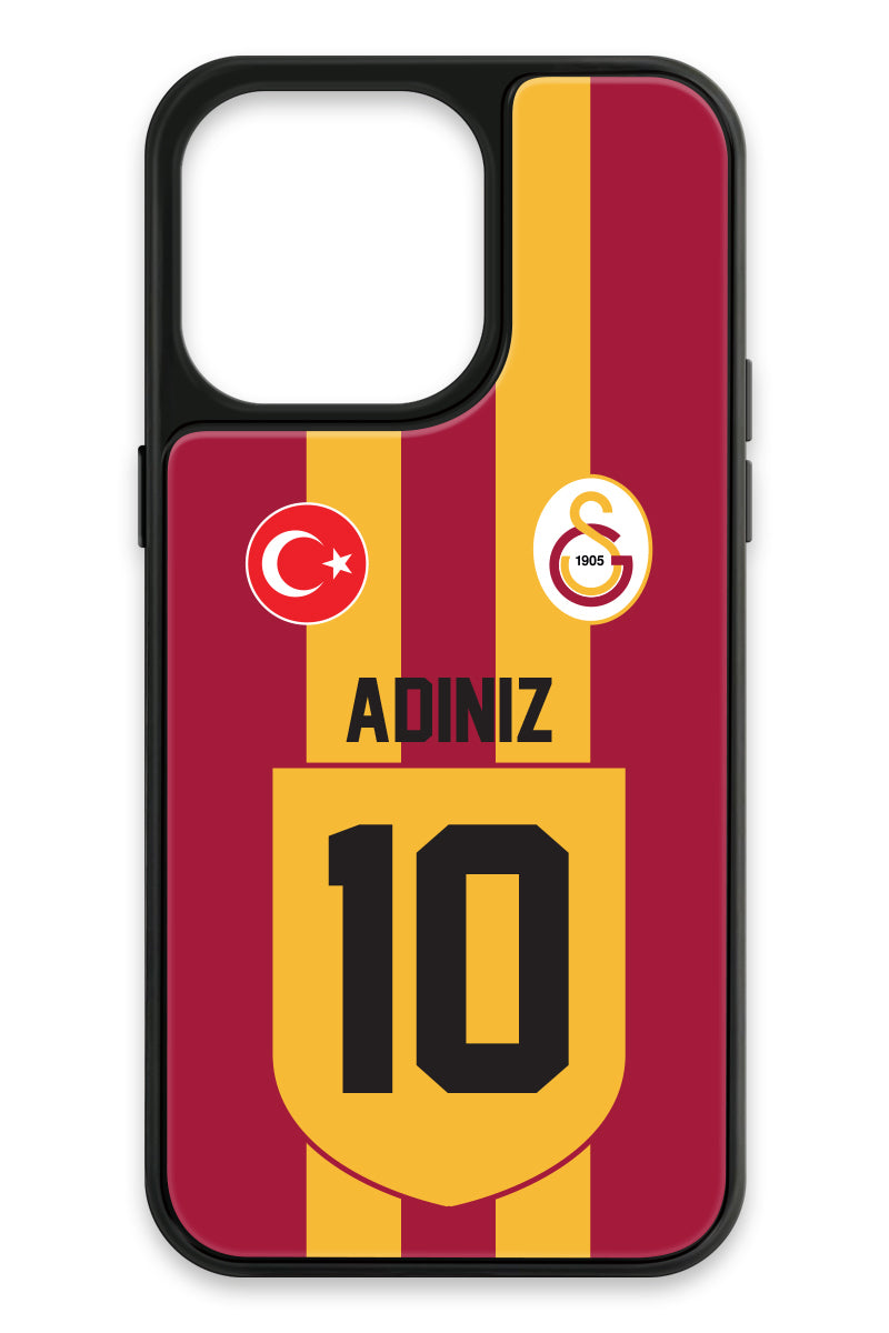 Galatasaray Kişiye Özel Retro 1999-2000 Forma iPhone 15 Pro Max Cam Telefon Kılıfı