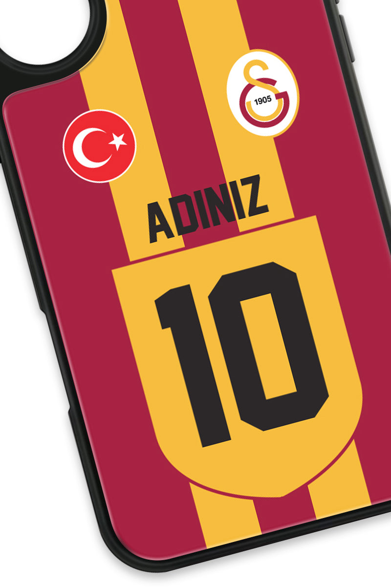 Galatasaray Kişiye Özel Retro 1999-2000 Forma iPhone 16 Cam Kılıf