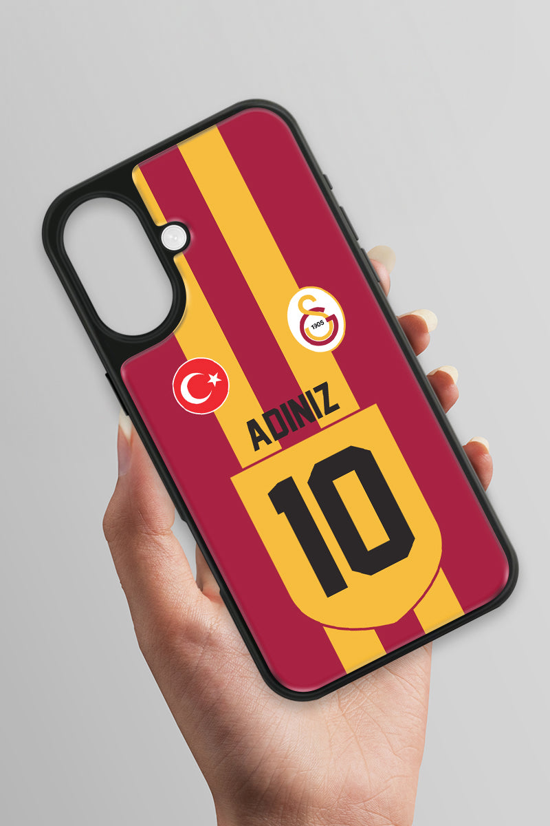 Galatasaray Kişiye Özel Retro 1999-2000 Forma iPhone 16 Cam Kılıf