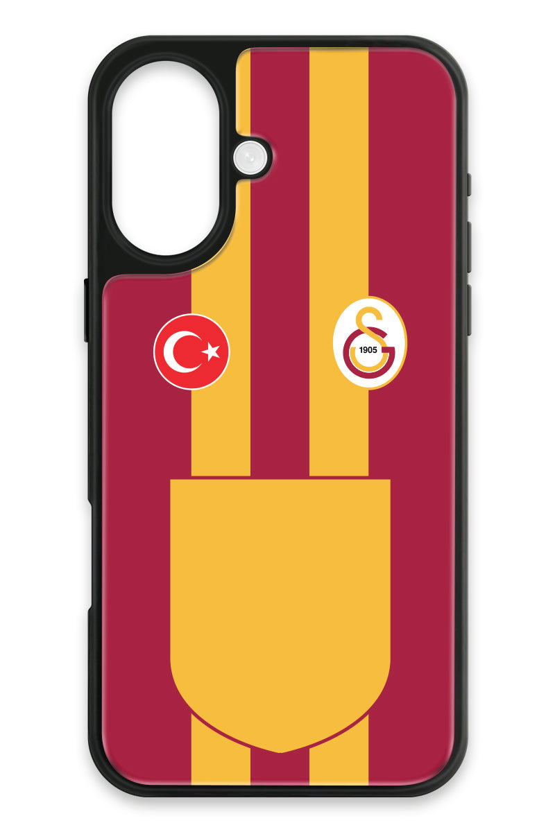 Galatasaray Kişiye Özel Retro 1999-2000 Forma iPhone 16 Cam Kılıf