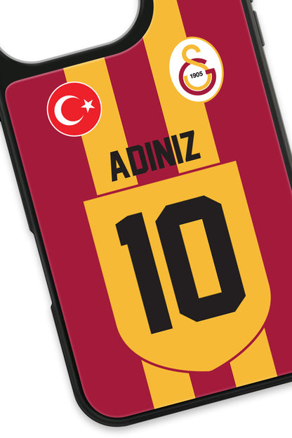 Galatasaray Kişiye Özel Retro 1999-2000 Forma iPhone 16 Pro Cam Kılıf