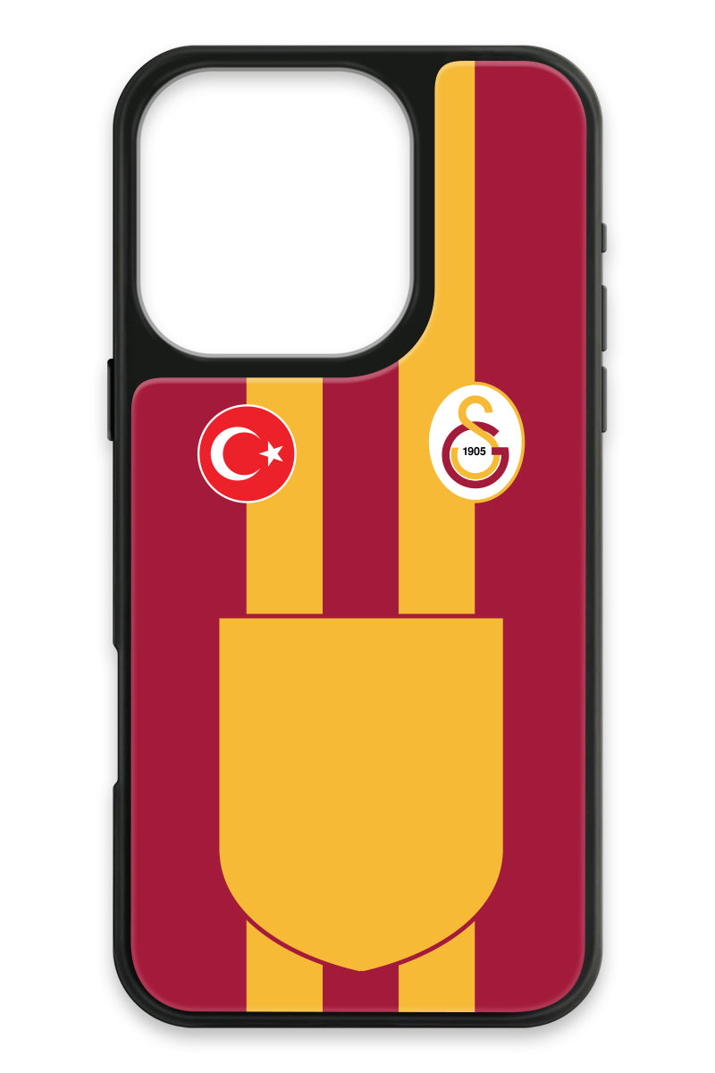 Galatasaray Kişiye Özel Retro 1999-2000 Forma iPhone 16 Pro Cam Kılıf