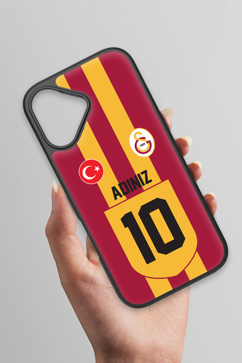 Galatasaray Kişiye Özel Retro 1999-2000 Forma iPhone 17 Cam Kılıf