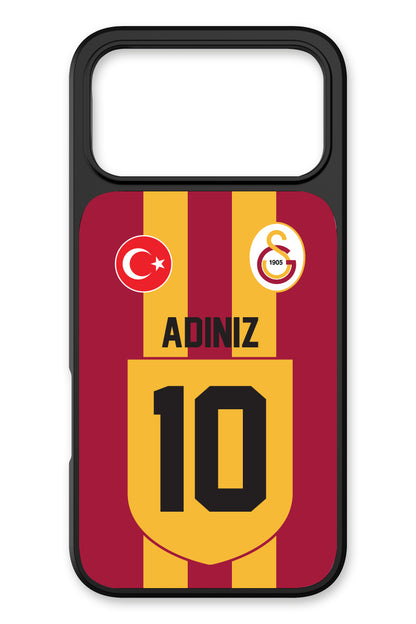 Galatasaray Kişiye Özel Retro 1999-2000 Forma iPhone 18 Pro Max Cam Telefon Kılıfı