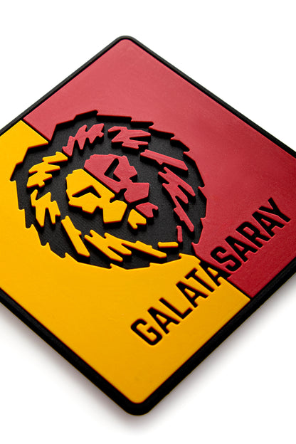 Galatasaray Parçalı Aslan Silikon Bardak Altlığı