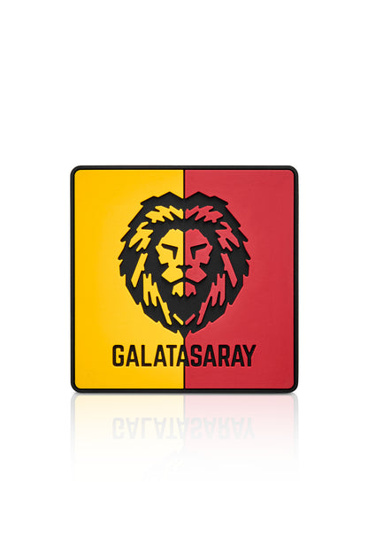Galatasaray Parçalı Aslan Silikon Bardak Altlığı 2'li Set