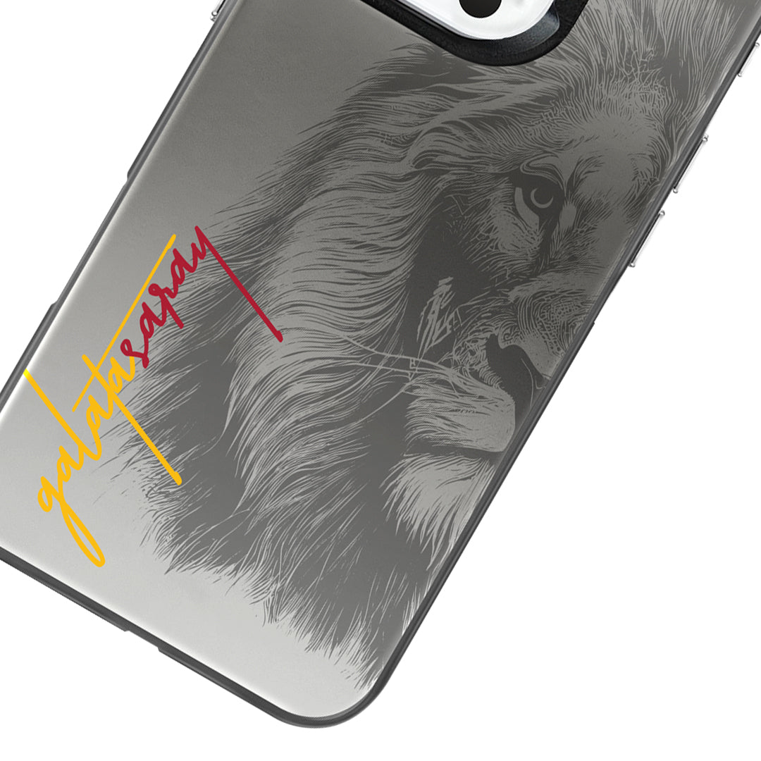 Galatasaray Premium Aslan iPhone 16 Pro Max Telefon Kılıfı