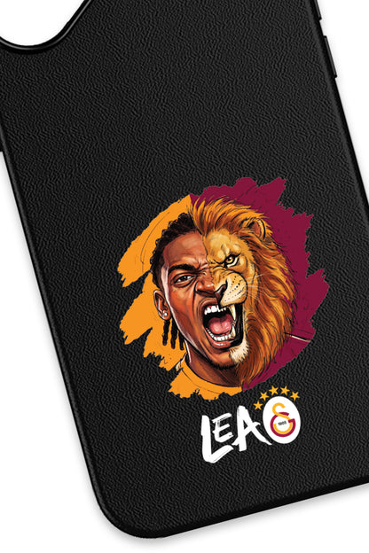 Galatasaray Rafael Leão iPhone 16 Deri Magsafe Kılıf