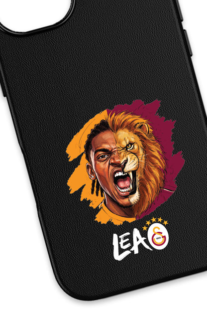 Galatasaray Rafael Leão iPhone 17 Deri Magsafe Kılıf