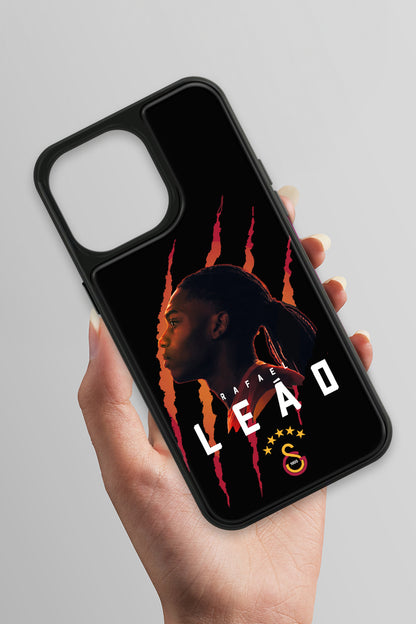 Galatasaray iPhone 14 Pro Max Cam Telefon Kılıfı 5 Yıldızlı Arma