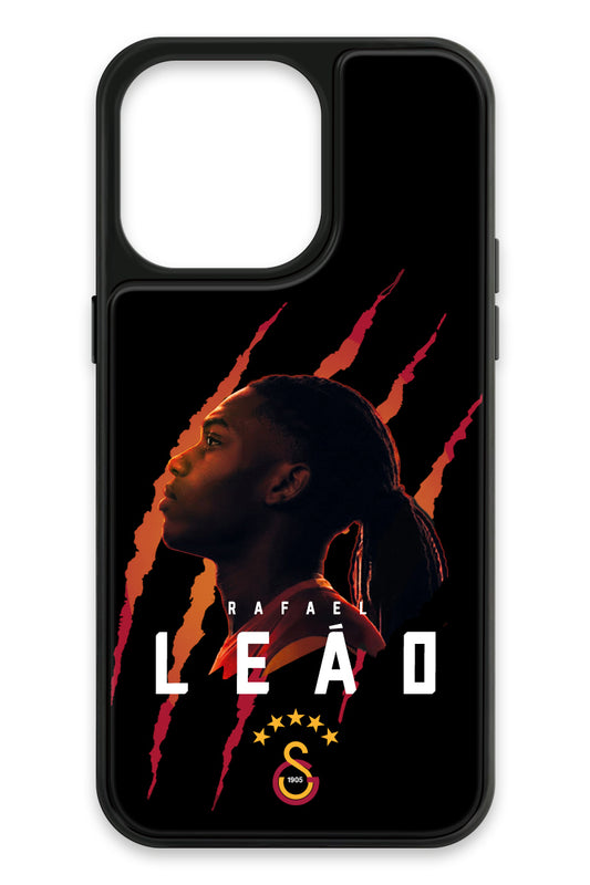 Galatasaray Rafael Leão iPhone 15 Pro Max Cam Telefon Kılıfı