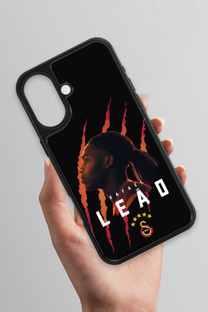 Galatasaray iPhone 16 Cam Telefon Kılıfı 5 Yıldızlı Arma