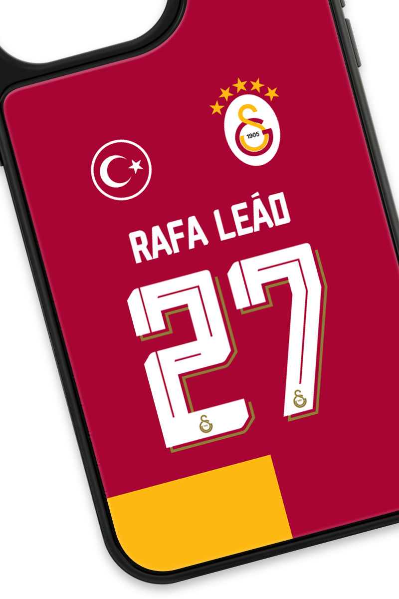 Galatasaray Rafael Leão iPhone 15 Pro Max Cam Kılıf