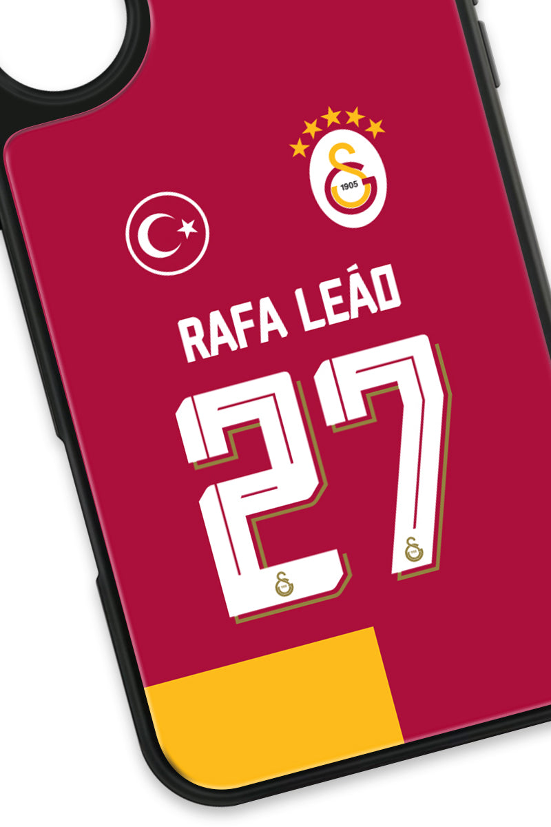 Galatasaray Rafael Leão iPhone 16 Cam Kılıf