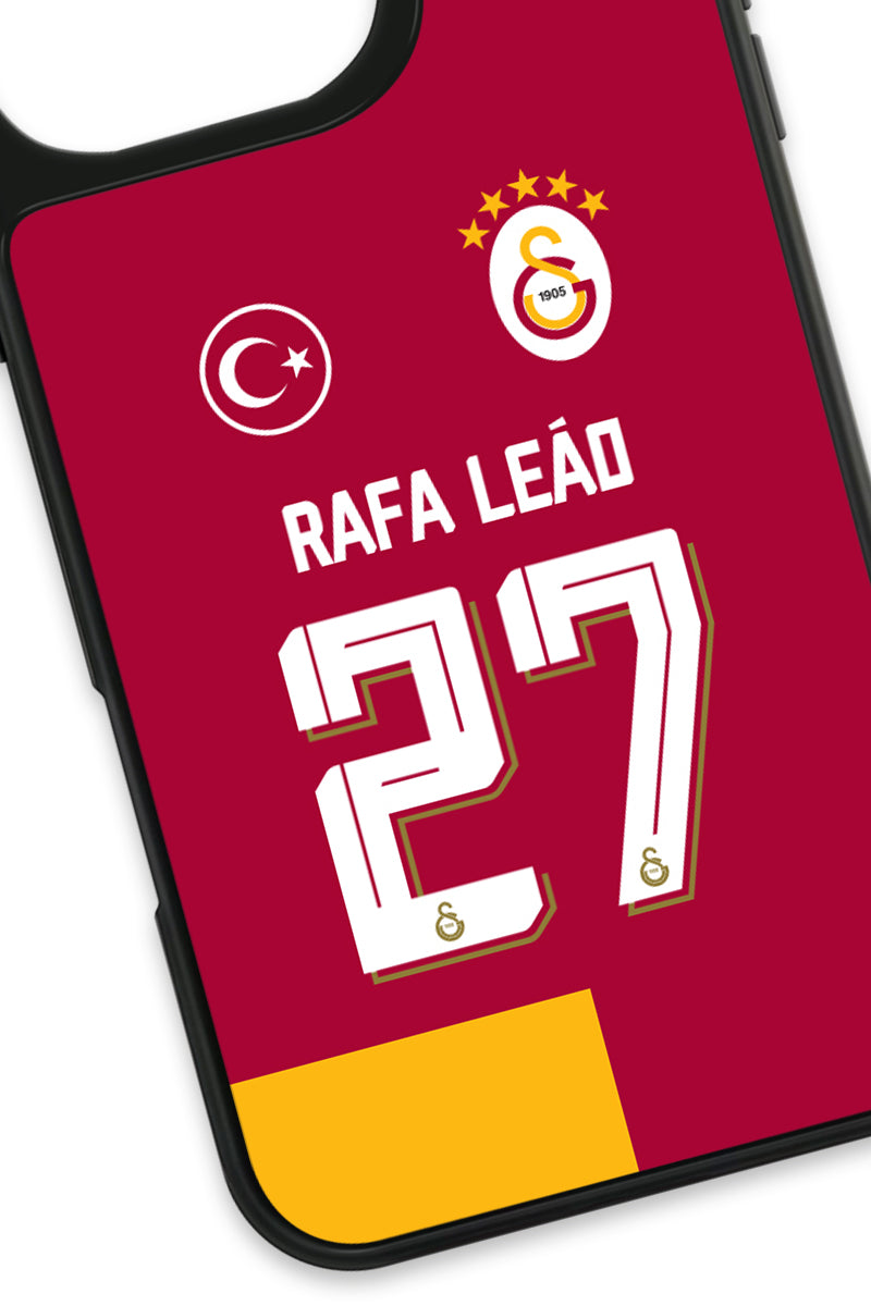 Galatasaray Rafael Leão iPhone 16 Pro Max Cam Kılıf