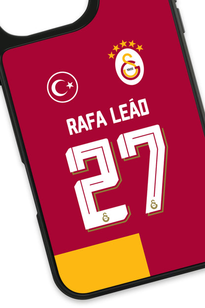 Galatasaray Rafael Leão iPhone 16 Pro Max Cam Kılıf