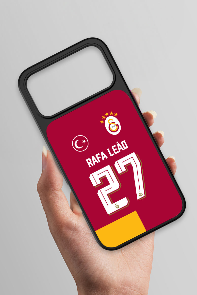 Galatasaray iPhone 17 Pro Cam Telefon Kılıfı 5 Yıldızlı Arma