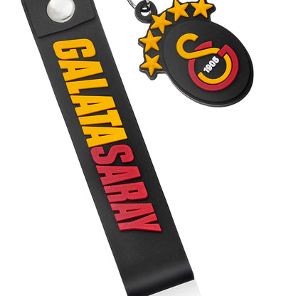 Galatasaray Siyah Charm Arma Silikon Anahtarlık