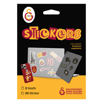 Galatasaray Siyah Sticker Paketi
