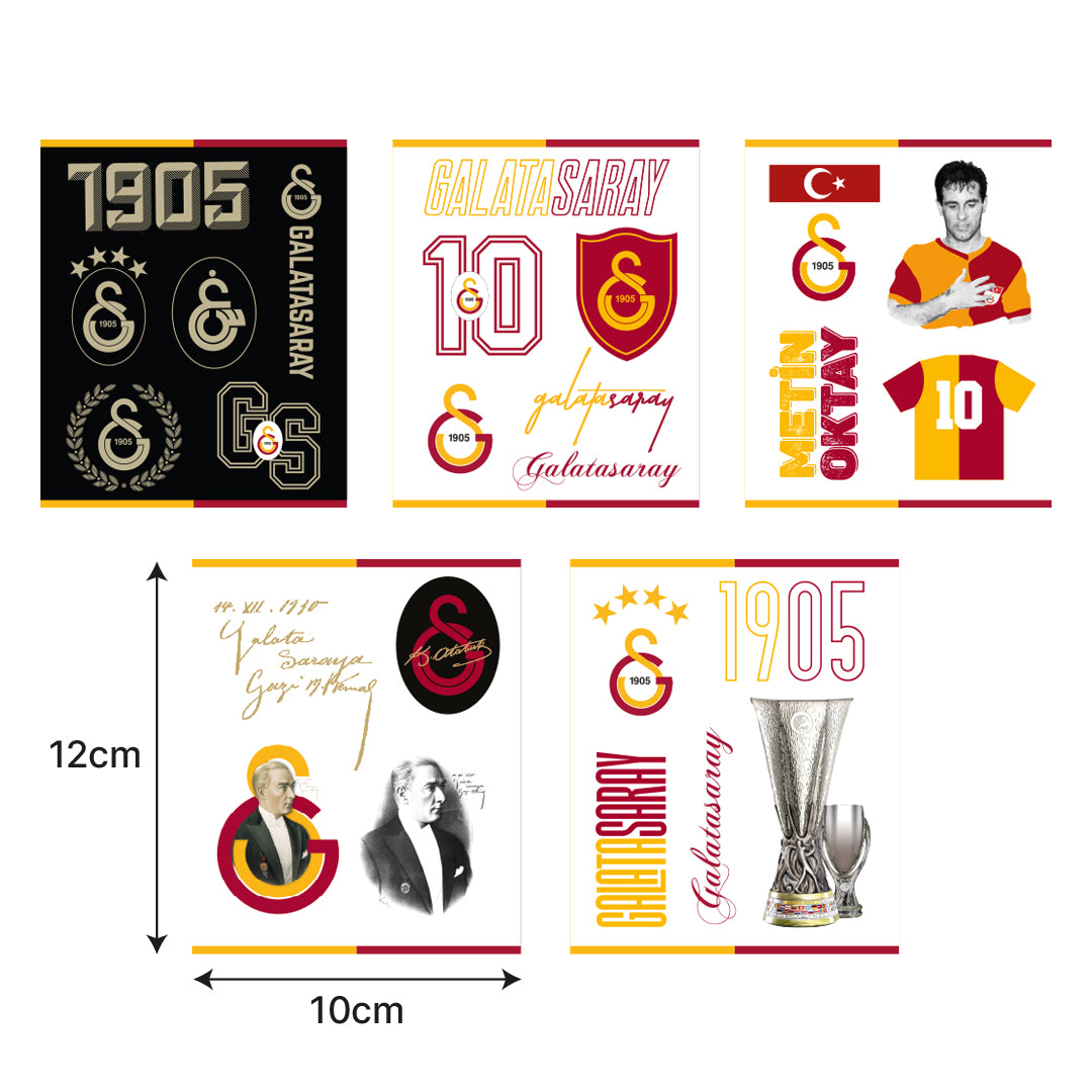 Galatasaray Siyah Sticker Paketi
