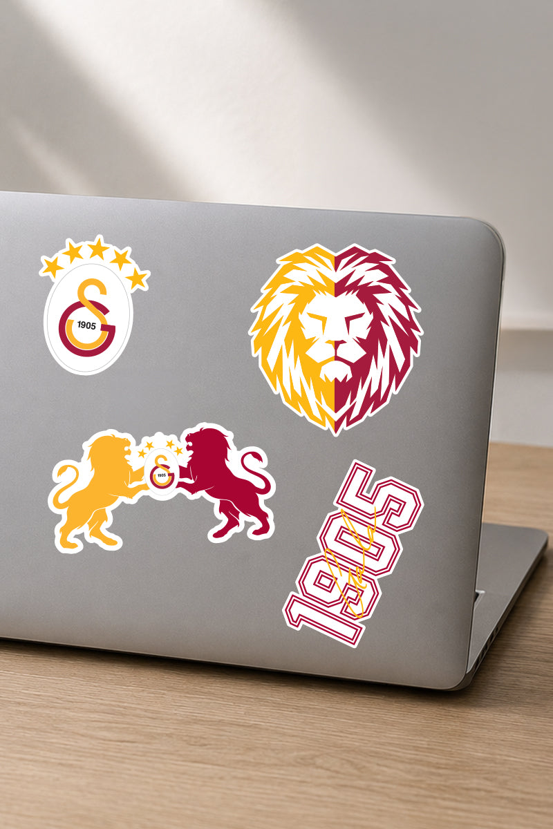 Galatasaray Sticker Seti Aslan 1905 - Lisanslı Orijinal
