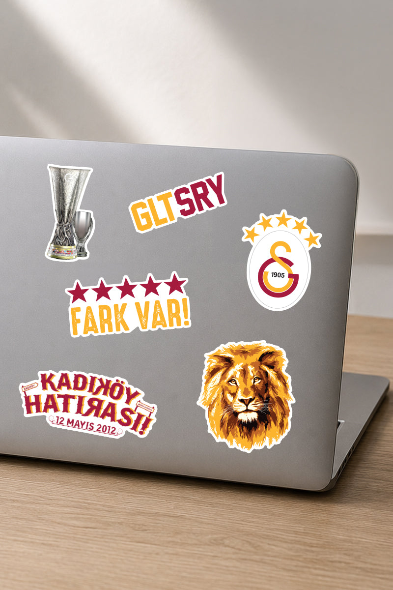 Galatasaray Sticker Seti Fark Var - Lisanslı Orijinal