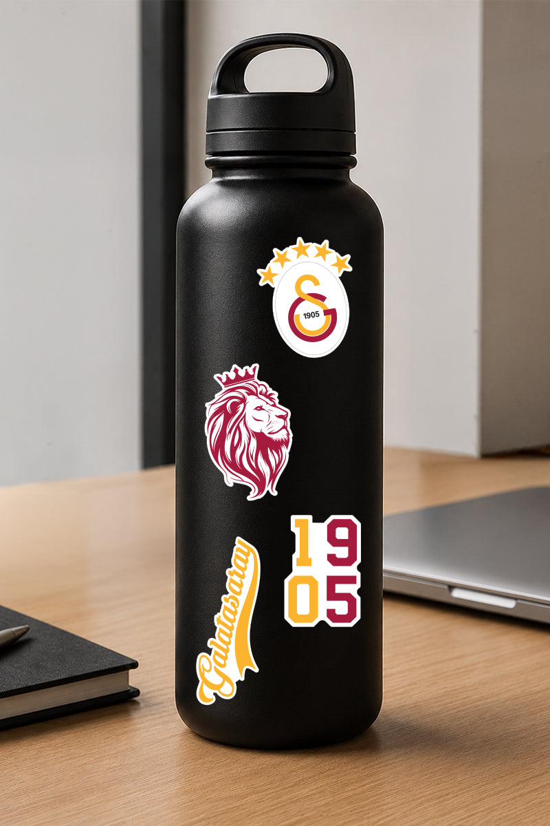 Galatasaray Sticker Seti Gerçekleri Tarih Yazar - Lisanslı Orijinal