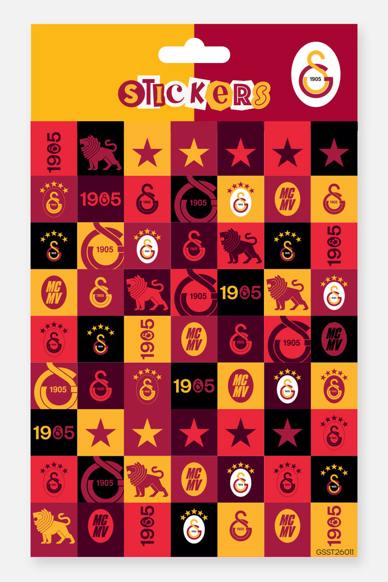 Galatasaray Sticker Seti İkonik - Lisanslı Orijinal