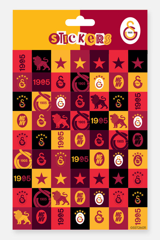Galatasaray Sticker Seti İkonik - Lisanslı Orijinal