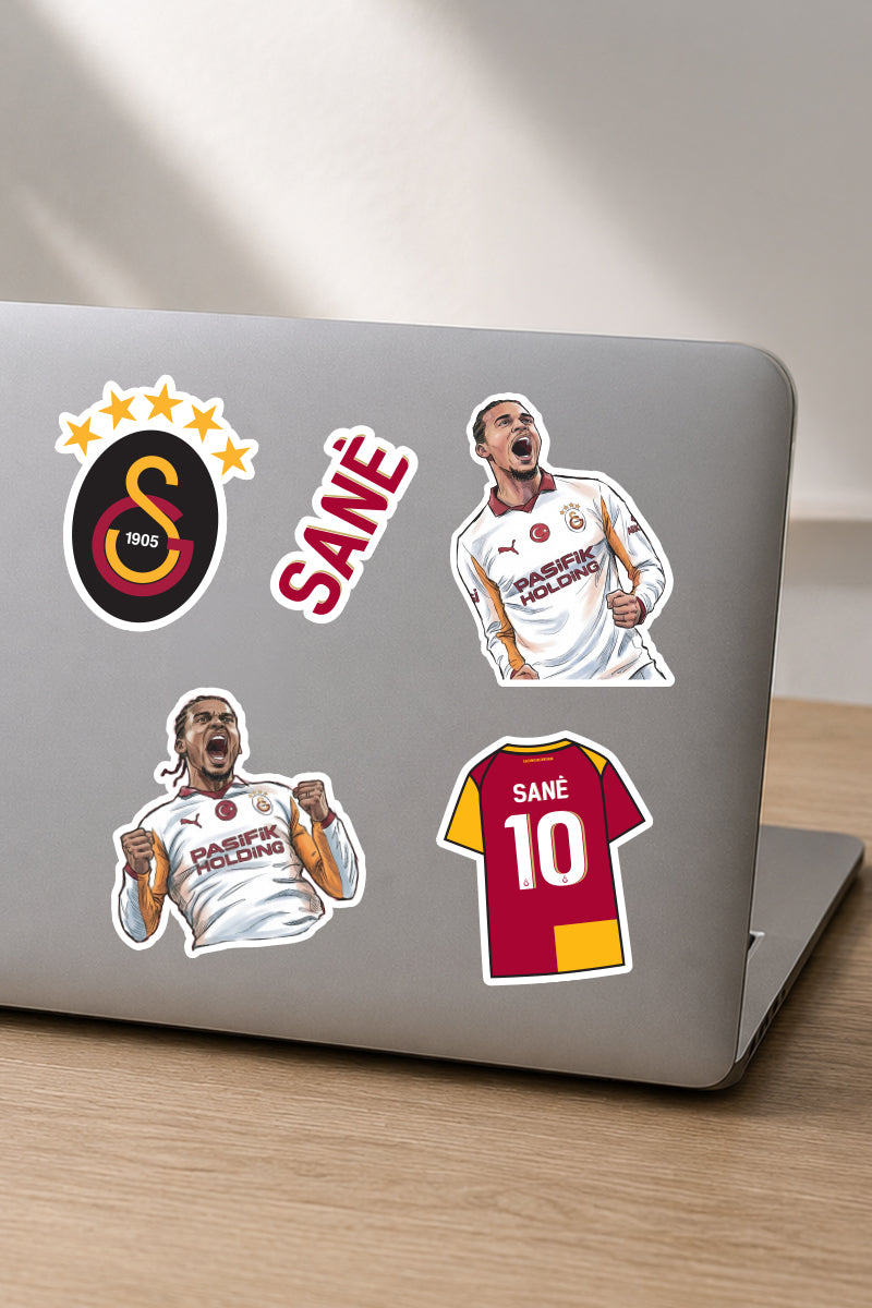 Galatasaray Sticker Seti Leroy Sané Gol - Lisanslı Orijinal