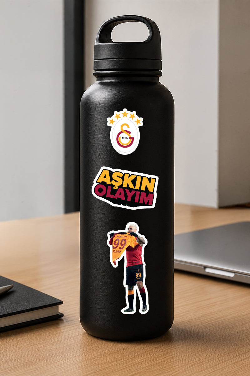 Galatasaray Sticker Seti Mauro Icardi Aşkın Olayım - Lisanslı Orijinal