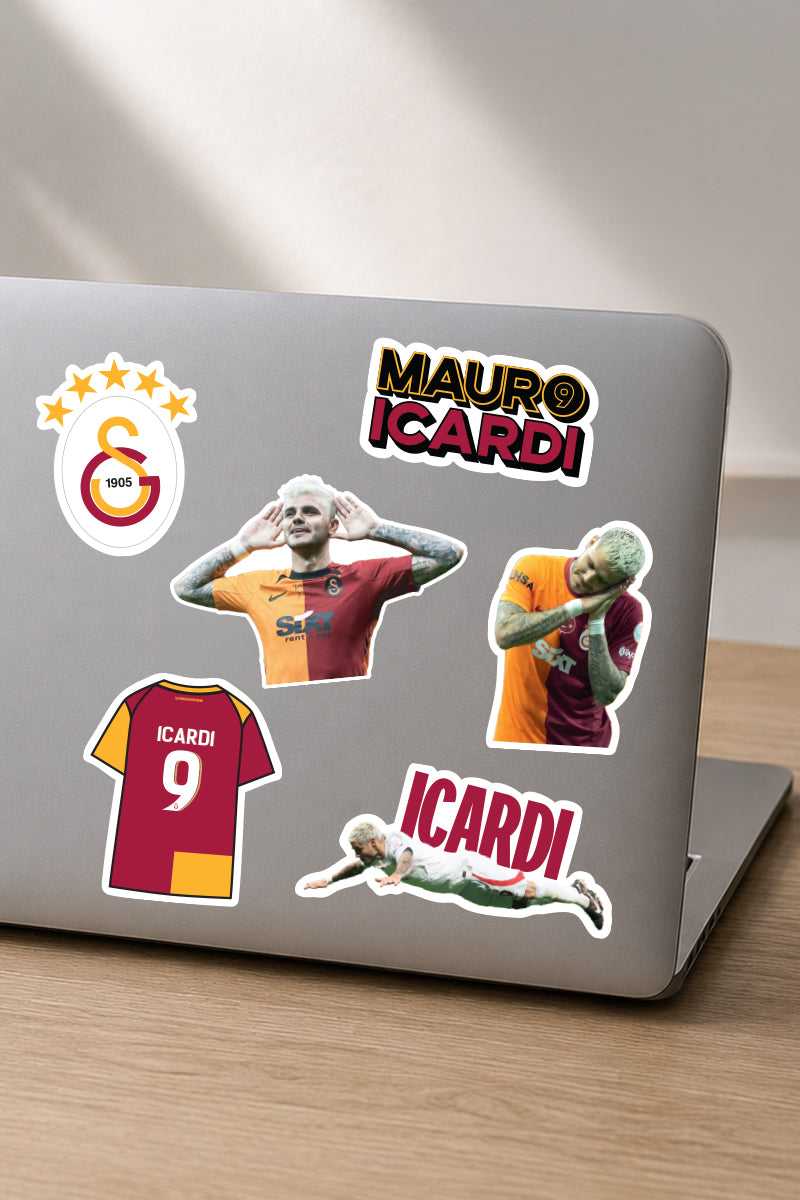 Galatasaray Sticker Seti Mauro Icardi Aşkın Olayım - Lisanslı Orijinal