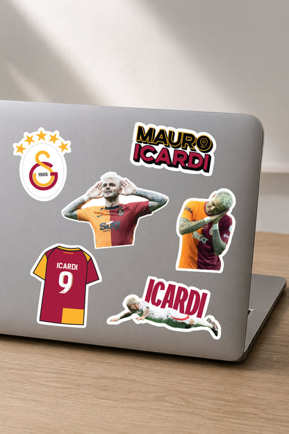 Galatasaray Sticker Seti Mauro Icardi Aşkın Olayım - Lisanslı Orijinal