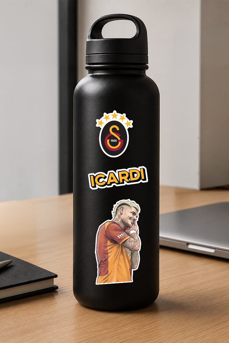 Galatasaray Sticker Seti Mauro Icardi Gol - Lisanslı Orijinal
