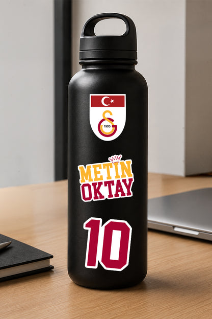Galatasaray Sticker Seti Metin Oktay - Lisanslı Orijinal