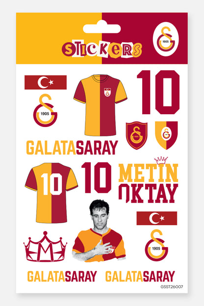 Galatasaray Sticker Seti Metin Oktay - Lisanslı Orijinal