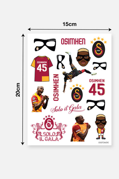 Galatasaray Sticker Seti Victor Osimhen - Lisanslı Orijinal