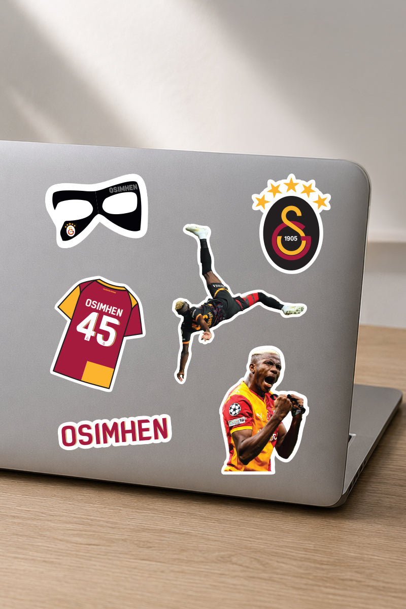 Galatasaray Sticker Seti Victor Osimhen - Lisanslı Orijinal