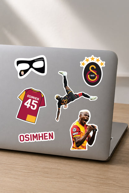 Galatasaray Sticker Seti Victor Osimhen - Lisanslı Orijinal