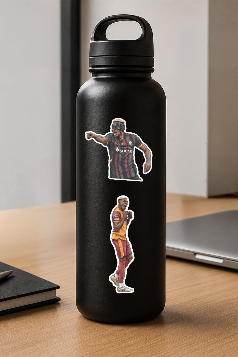 Galatasaray Sticker Seti Victor Osimhen Gol - Lisanslı Orijinal