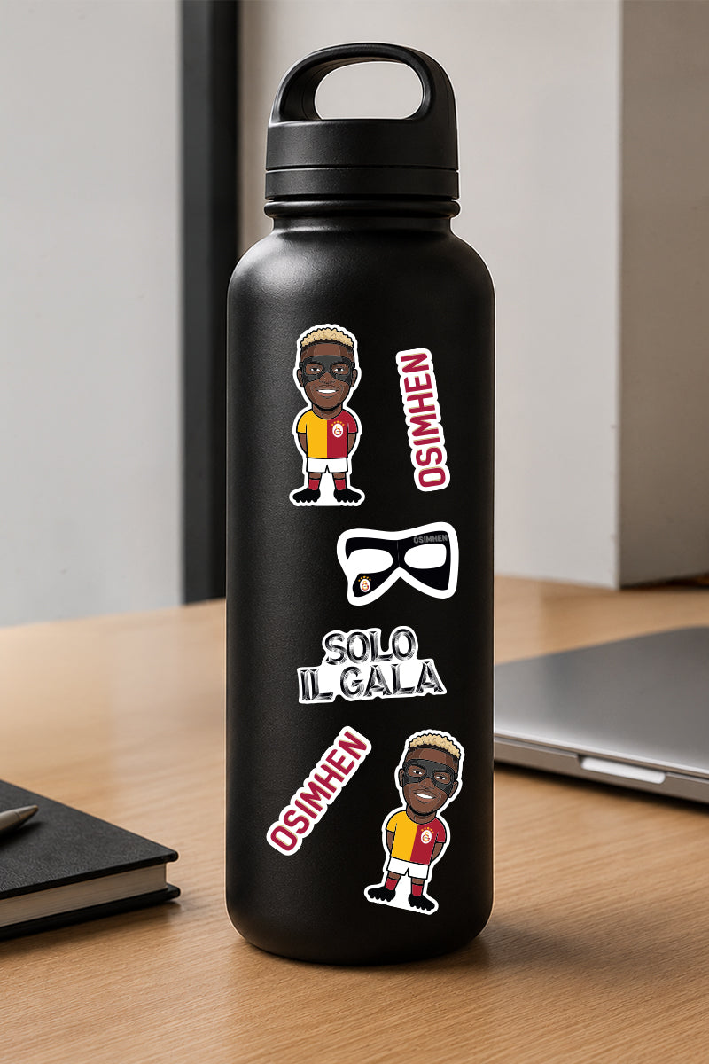 Galatasaray Sticker Seti Victor Osimhen Solo Il Gala - Lisanslı Orijinal