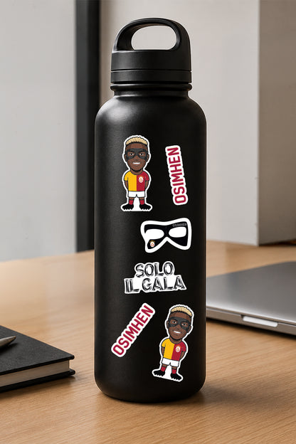 Galatasaray Sticker Seti Victor Osimhen Solo Il Gala - Lisanslı Orijinal