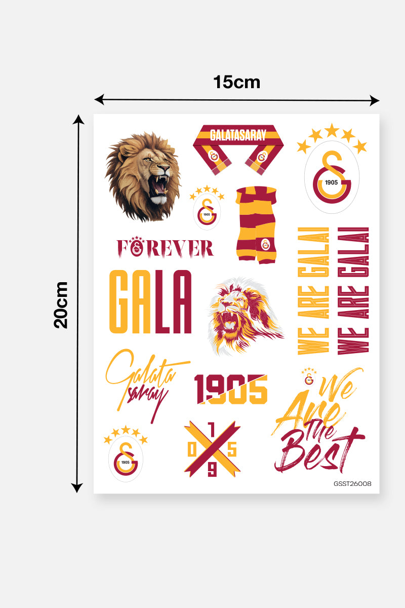 Galatasaray Sticker Seti We Are Gala - Lisanslı Orijinal