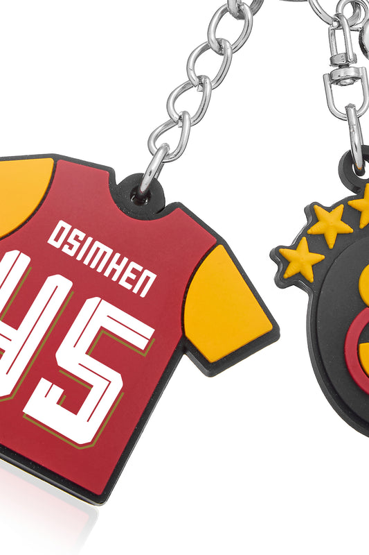 Galatasaray Victor Osimhen Charm Arma Silikon Anahtarlık