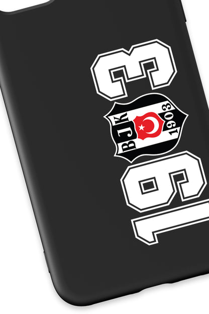 Beşiktaş 1903 Siyah Silikon Telefon Kılıfı